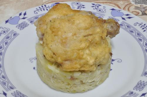 Smažená kuřecí stehna v rozmarýnovém těstíčku s uhlířinou – Snadné Česko recept, zvládnete za 30 - 45 minut